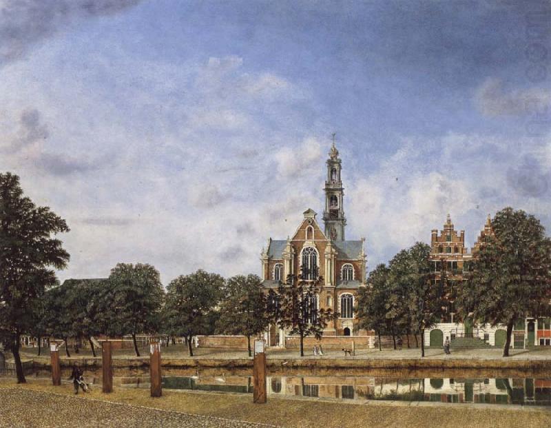 Jan van der Heyden View of the Westerkerk,Amsterdam china oil painting image
